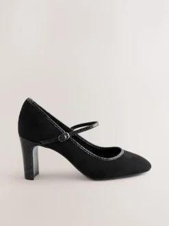 - Mary Jane-pumps met ronde neus en blokhak*Next Outlet