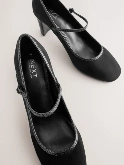 - Mary Jane-pumps met ronde neus en blokhak*Next Outlet