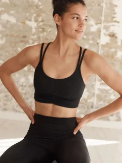 - Medium impact sportbeha met bandjes achter*Next Sale