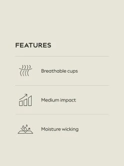 - Medium impact sportbeha met bandjes achter*Next Sale