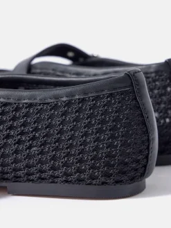 - Trixie Mesh Ballet Flat Pumps*Mint Velvet Clearance