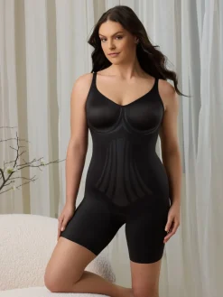 - Modern Miracle Extra Firm Control Thigh Slimming Bodysuit with Lycra Fit Sense Technology*Miraclesuit Clearance