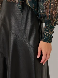 - Marnie Faux Leather Midi Skirt*Monsoon Sale