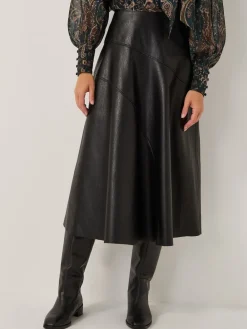 - Marnie Faux Leather Midi Skirt*Monsoon Sale