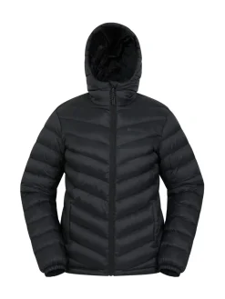 Zwart - Seasons Womens Water-Resistant Padded Jacket*Mountain Warehouse Hot