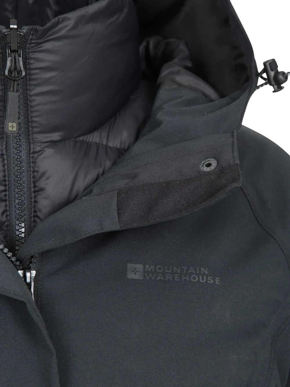 Zwart - Womens Alaskan 3-In-1 Waterproof Long Coat*Mountain Warehouse Outlet