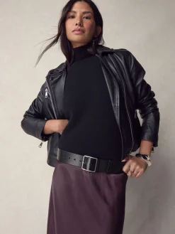 - N. Premium brede leren riem, Made in Italy*Next Hot