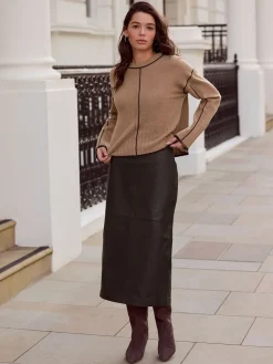 - N. Premium rok van echt leer*Next New