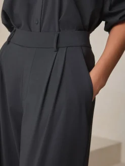 - N. Premium Wide Leg Tailored Jersey Trousers*Next Hot