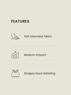 - Naadloze sportbeha met bandjes*Next New