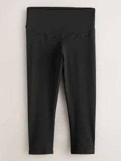 Zwart - Active Sports - Vormgevende Dry Tech-midi-legging met buikcorrectie en hoge taille*Next Hot