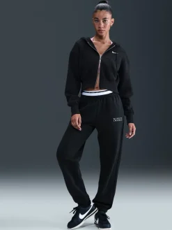 - oversized Phoenix fleece joggingbroek met hoge taille en grafisch logo*Nike Discount