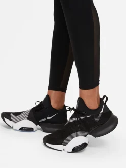 Zwart - Pro Mid Rise legging met mesh-panelen*Nike