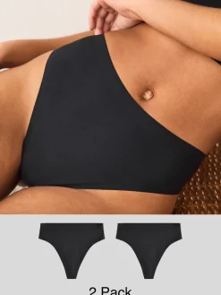 Zwart - No VPL Period Knickers 2 Pack*Next Hot