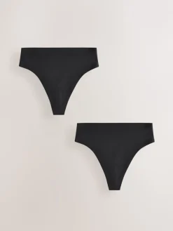 Zwart - No VPL Period Knickers 2 Pack*Next Hot