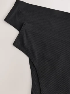 Zwart - No VPL Period Knickers 2 Pack*Next Hot