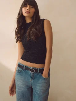 Zwart - Normale PU-riem*Next Hot