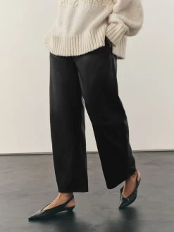 - Faux Leather Barrel Leg Trousers*Nothing Ordinary Sale