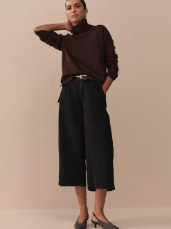 - N.Premium High Rise Culotte Jeans*Next Hot