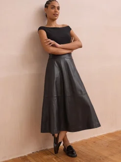 Zwart - Open hals vest*Next New