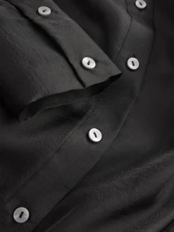 - Overhemd met doorschijnende lange mouwen*Next New