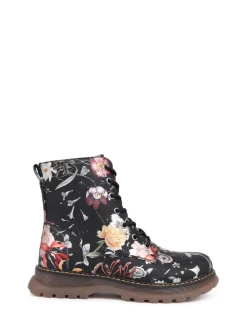 - Lace Up Floral Boots*Pavers New