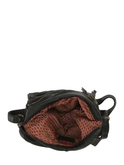 - Multi-Zip Leather Cross-Body Bag*Pavers Hot