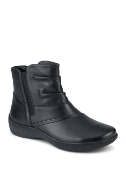 - Wide Fit Leather Ankle Boots*Pavers Clearance