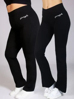 - - Jersey bootcut-broek voor dames*Pineapple Outlet