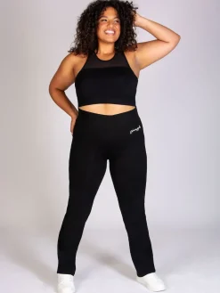 - - Jersey bootcut-broek voor dames*Pineapple Outlet