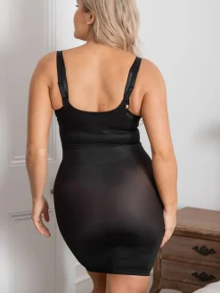 Zwart - - Lingerie Hourglass Shapewear Wear Your Own sterk buikcorrigernede braslip*Pour Moi Clearance