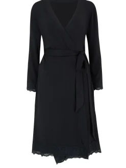 - - Sofa Loves Lace - Jersey kamerjas met overslag*Pour Moi Best