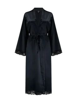 - Dusk Satin Kimono Sleeve Midi Gown*Pour Moi Clearance