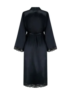 - Dusk Satin Kimono Sleeve Midi Gown*Pour Moi Clearance