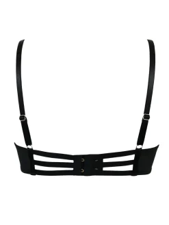 - India Bold Floral Embroidery Non Pad Bra*Pour Moi New