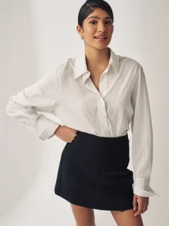 Zwart - Premium Jersey Mini Skirt*Next Hot