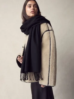 - Premium Made in Italy Twill Midweight Shawl Scarf*Next Hot