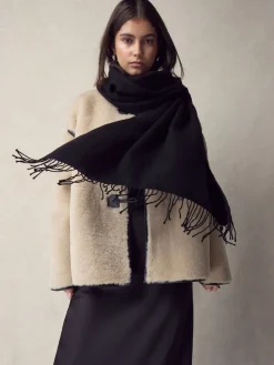 - Premium Made in Italy Twill Midweight Shawl Scarf*Next Hot