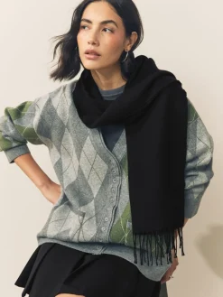 - Premium Made in Italy Midweight Scarf with Containing Wool*Next Online