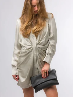 Zwart - - Amelia - Leren nappatas*Pure Luxuries London Discount