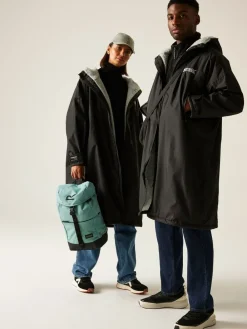 Zwart - - Waterdichte omkleedjas voor volwassenen*Regatta Online