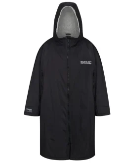 Zwart - - Waterdichte omkleedjas voor volwassenen*Regatta Online