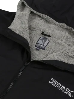 Zwart - - Waterdichte omkleedjas voor volwassenen*Regatta Online