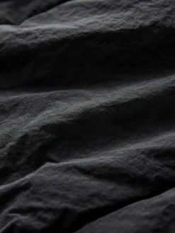 Zwart - Regenbestendige bodywarmer met capuchon en gebreide kraag*Next