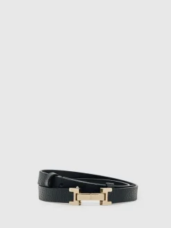 - - Leren Hayley riem met vierkant scharnier*Reiss Online