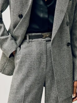 - - Leren Hayley riem met vierkant scharnier*Reiss Online