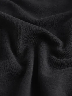 Zwart - Relaxt dik lang T-shirt*Next Best