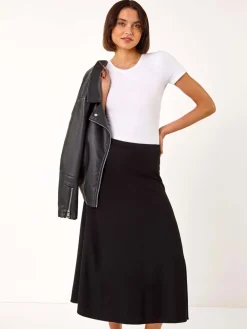 - A-Line Pull On Stretch Skirt*Roman Sale