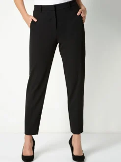 - petite korte stretchbroek met rechte pijp*Roman Best