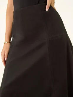- Petite Suede A-Line Skirt*Roman Best